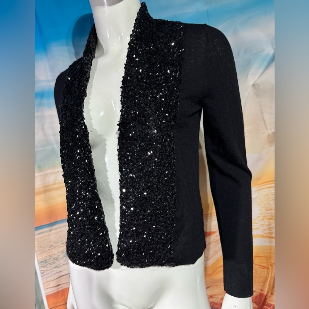 NWT J Crew Sequin Detail Cardigan - Picture 5 of 7